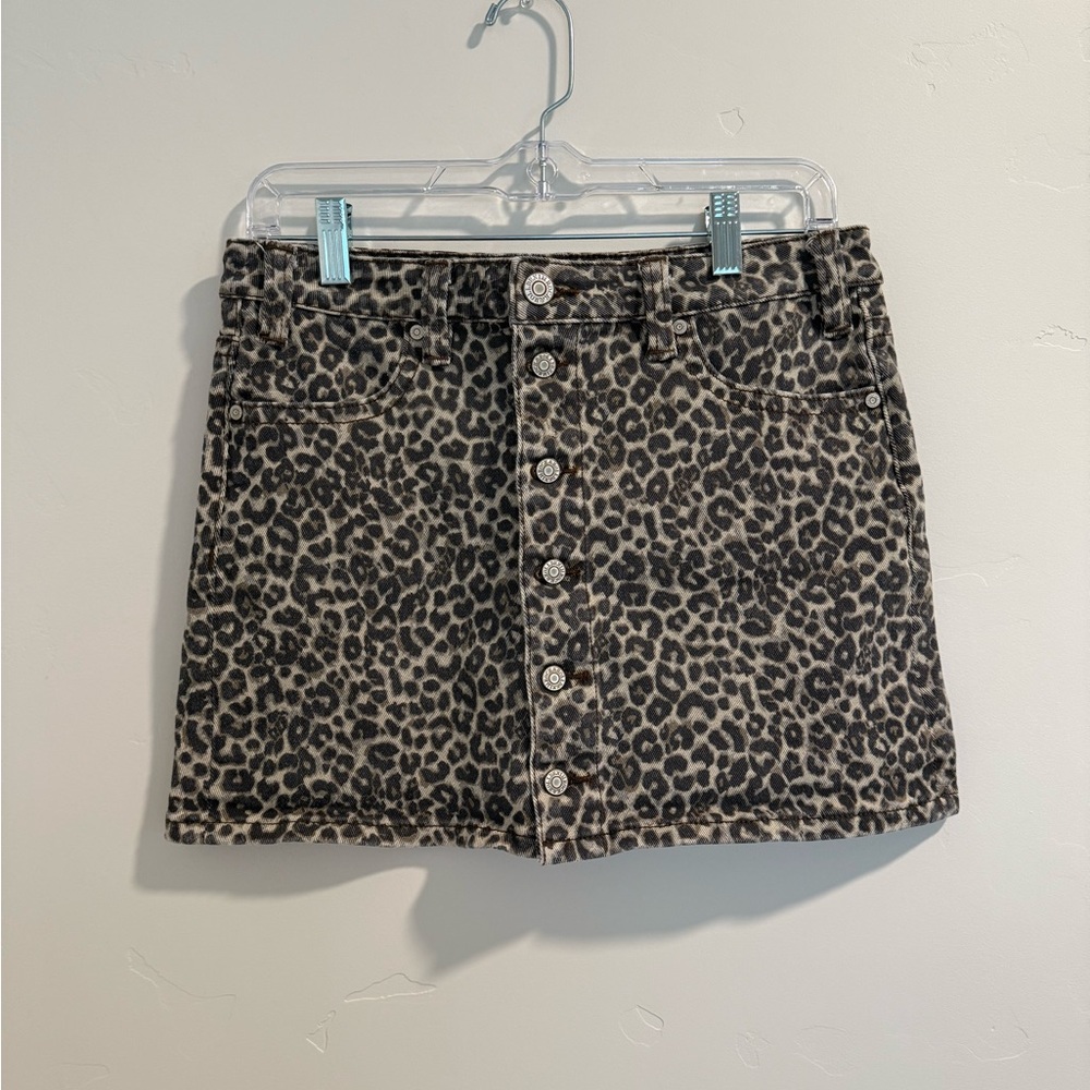 Rock & Roll Cowgirl Animal Print Mini Skirt